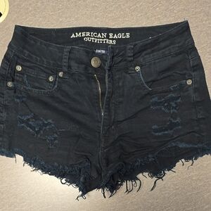 American Eagle Outfitters Women's Dark Denim Shorts